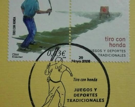 TIR DE PASSETJA:   Segell commemoratiu “Tir de fona”.  Maig de 2008.